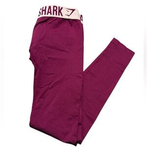 Gymshark Raspberry Leggings, thick waistband, Size M